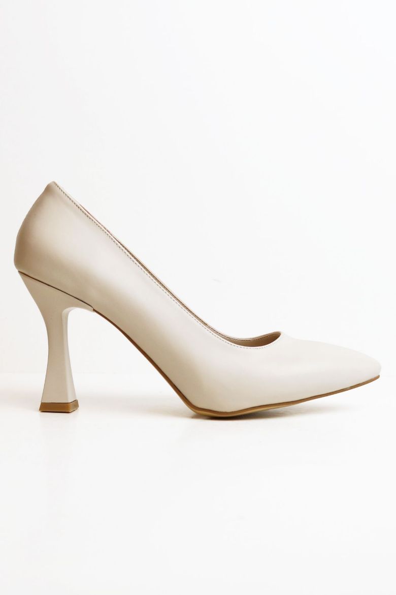 Kalın Topuklu Kadın Stiletto  TEN  resmi