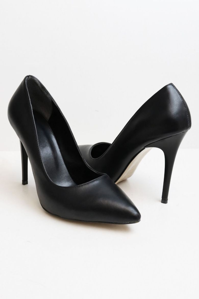 Ince Topuk Kadın Stiletto  SİYAH resmi