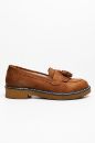 Püskül Detaylı Süet Kadın Loafer  TABA